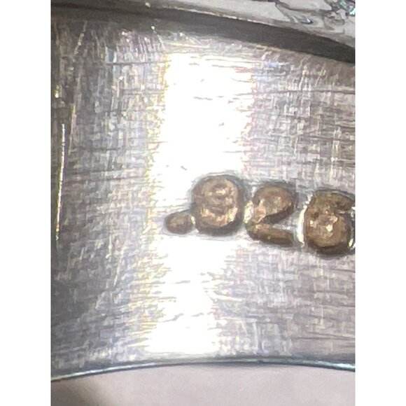 Southwest Sterling Silver Ring 9.5 Inlay Turquoise Lapis MOP Coral Mosaic Signed - Picture 5 of 11